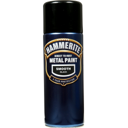 Hammerite Smooth Finish Aerosol Black 400ml