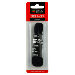 Cherry Blossom Flat Lace Black 100cm