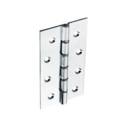 Securit Chrome Plated Brass Hinges DSW 100mm