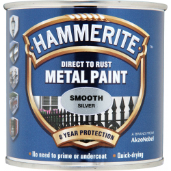 Hammerite Direct To Metal Smooth Silver 250ml