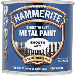 Hammerite Direct To Metal Smooth White 250ml