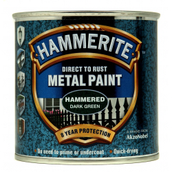 Hammerite Direct To Metal Hammered Dark Green 250ml