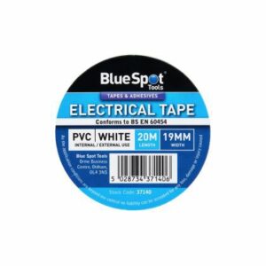 Bluespt White Insulation Tape 19mm x 20m