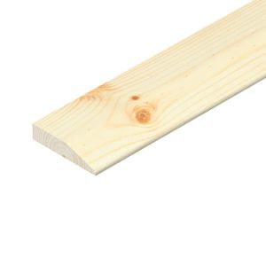 15mm x 70mm 2.1M Bullnose Architrave