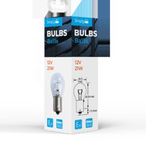 382 Single Car Bulb 12v 21w