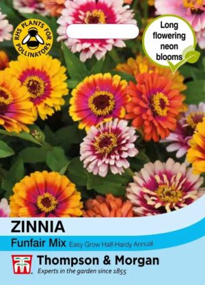 Thompson & Morgan Zinnia Funfair Mix Seeds