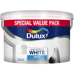 Dulux Matt Pure Brilliant White 7L