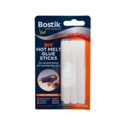 Bostik DIY Hot Melt Glue Gun Sticks (6 x 100mm)