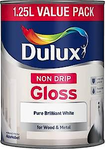 Dulux Non Drip Gloss Pure Brilliant White 2.5L