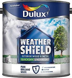 Dulux Weathershield Quick Dry Flex Undercoat Dark Grey 750ml