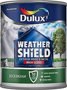 Dulux Weathershield Exterior Gloss Conker 750ml