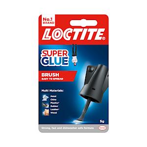 Loctite Super Glue Liquid, Brush Bottle 5g