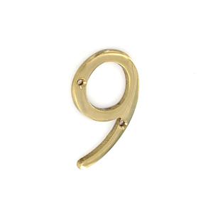 Brass House Number 9