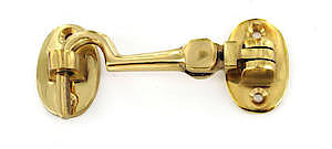 Securit 150mm Brass Cabin Hook