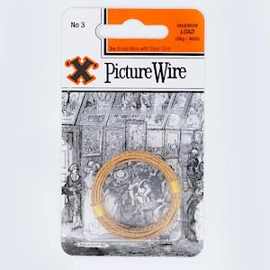 X No.3 Picture Wire 3m