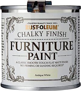 Rust-oleum Chalk Furniture Paint Antique White 750ml