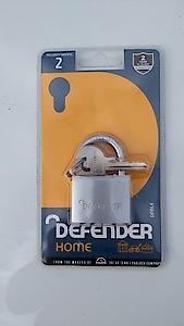 Defender Aluminium 40mm Padlock Quad Pack