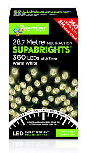 Premier 360 Mains Operated SupaBrights Warm White
