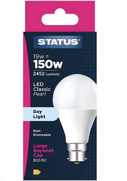 LED GLS 19W 2452 Lumens BC Warm White