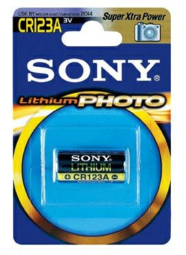 SONY CR123A 3V Lithium Battery