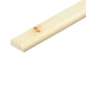15mm x 46mm 2.1M Pine Bullnose Architrave
